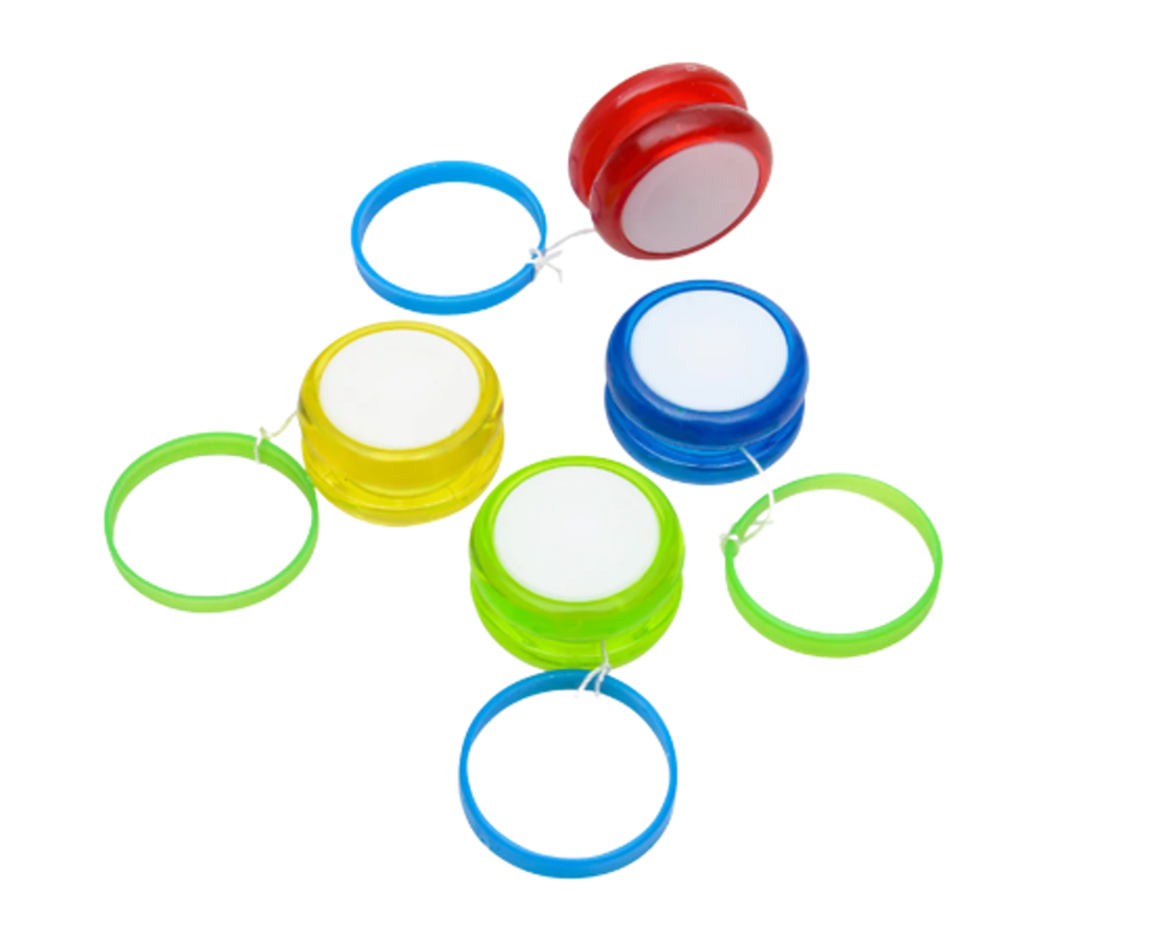 Mini Yo-Yos, 1.25 Inch, 12 Count – Classic Yo-Yo Toys for Classroom Rewards & Party Favors